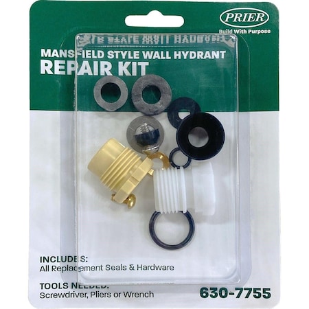 Prier Mansfield Style Service Parts Kit for Model No. 378/578 Series Wall Hydrants 630-7755